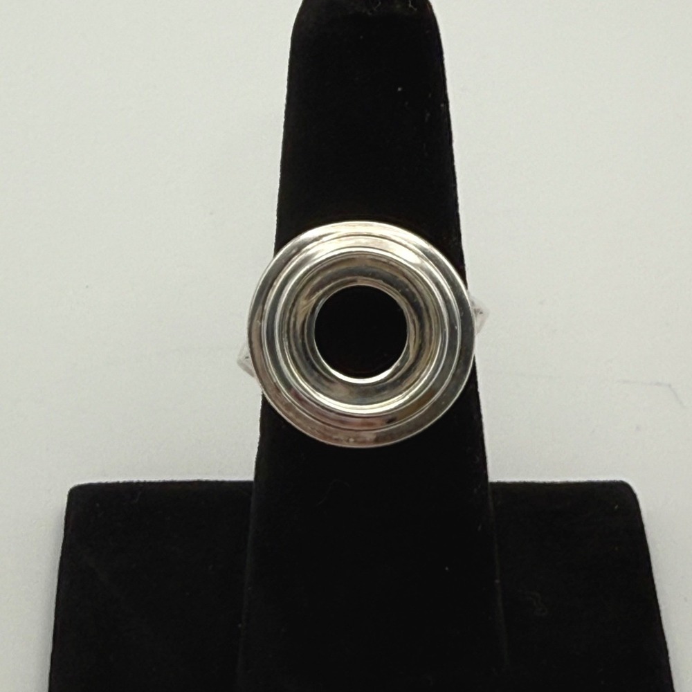 Kameleon Jewelry KR020 Hello Darling Ring Sterling Silver Three Tier Size 8 JF39